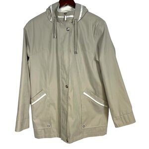 Braetan Women's Full Zip Fully Lined Rain Jacket w/ Hood Size M